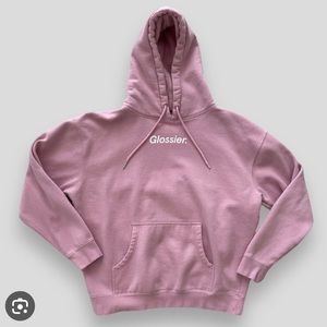 Glossier hoodie size XS